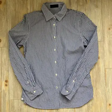 투모로우랜드 긴팔 스트라이프 셔츠 면 100% 일본제 38 사이즈
