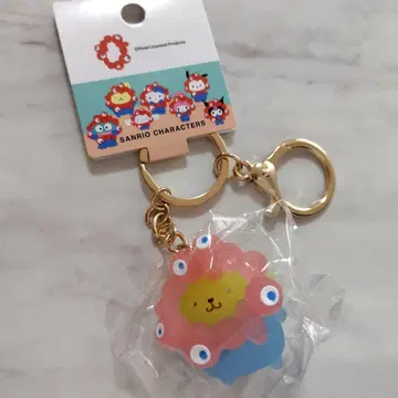 폼폼푸딩 산리오 미야쿠미야쿠 클리어 컬러 마스코트 키링