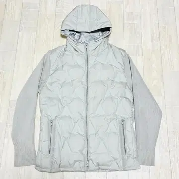 HIGH STREET 하이브리드 다운 자켓 니트 그레이 L
