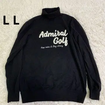 [ 어드미럴 ] 골프웨어 니트 터틀넥 사이즈 L