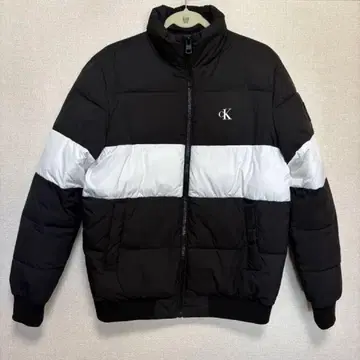 캘빈 클라인 진스 다운 자켓 블랙/화이트 남성용