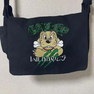 갈피 WILD DOGS 메신저 백 숄더백 블랙