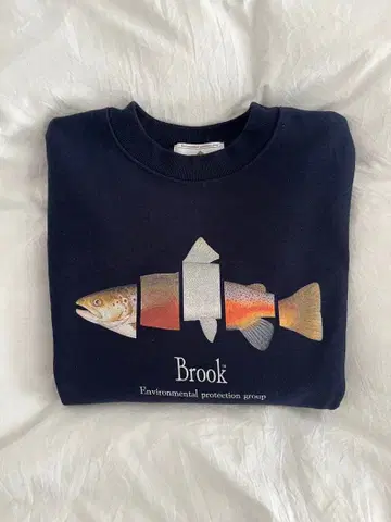 브룩 맨투맨 S 사이즈