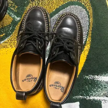 블랙 가죽 캐주얼 슈즈