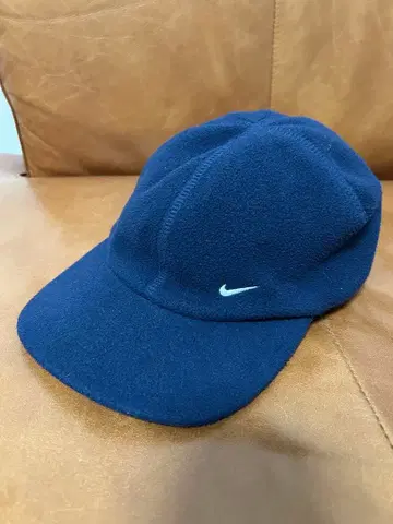 올드 나이키 90s NIKE 플리스 캡 네이비 새상품급