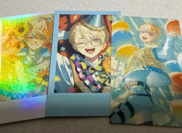 히바치 마나 생일 굿즈 폴라로이드풍 카드