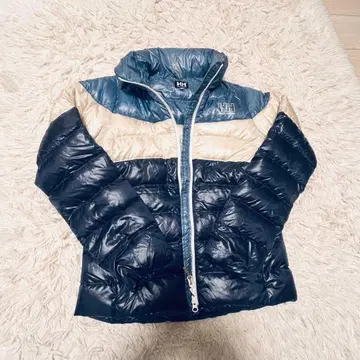HELly HANSEN 다운 자켓 네이비/라이트 블루/베이지 M
