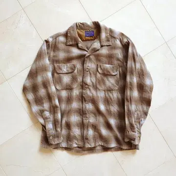 60s 빈티지 PENDLETON 보드 셔츠 L