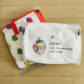 NEWS 15주년 기념 가방 파우치 세트