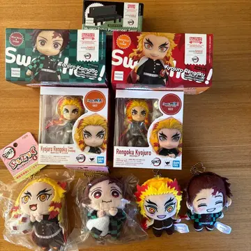 귀멸의 칼날 피규어 세트 탄지로 렌고쿠 쿄쥬로