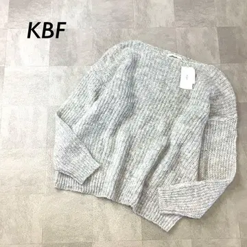 [ 새상품 택 포함 ] KBF 보트넥 long 니트 그레이