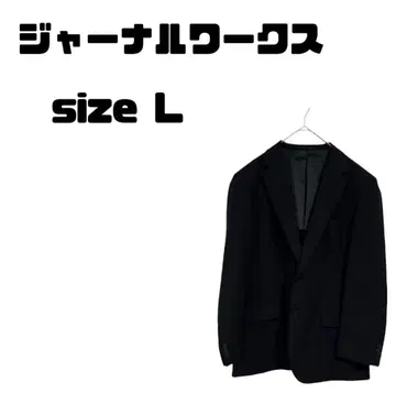 저널 웍스 테일러드 자켓 블랙 ( L상당 )