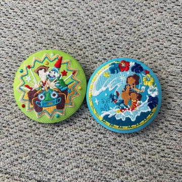 토이스토리 릴로&스티치 자수 캔뱃지