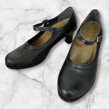 벨앤소파 펌프스 블랙 스트랩 메리 제인 컴포트