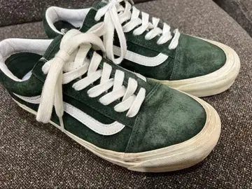 Vans 그린 스웨이드 스니커즈