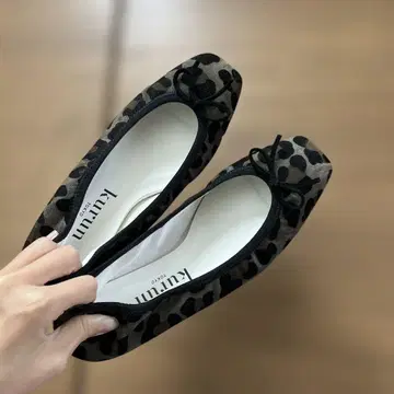 kurun 레오파드 무늬 발레 슈즈 23