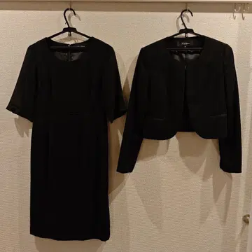 블랙 원피스 수트와 자켓 세트 9호 예복