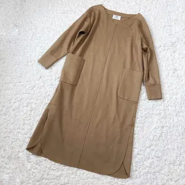 [새상품급] 1er Arrondissement 울 원피스 카멜