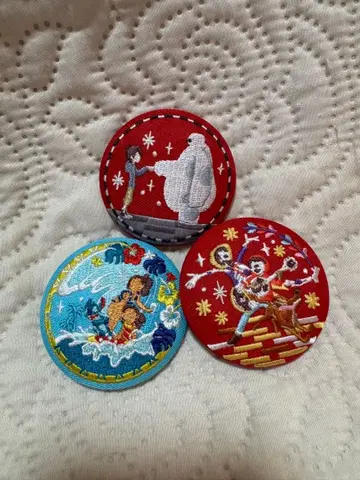 디즈니 자수 캔뱃지