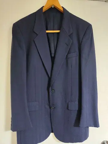 새상품급 네이비 스트라이프 비즈니스 정장 예복