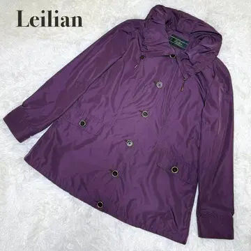 레어 새상품급 Leilian 레리안 후드 자켓 코트