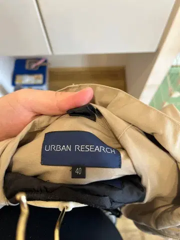 URBAN RESEARCH 후드 부착 패딩 자켓 40