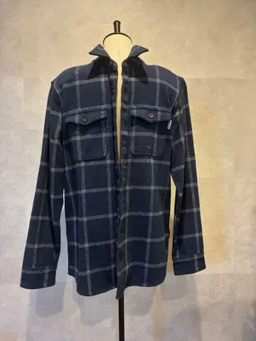 홀리스터 네이비 셔츠 자켓 남성용 S