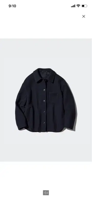 유니클로 오버 사이즈 자켓 L 네이비