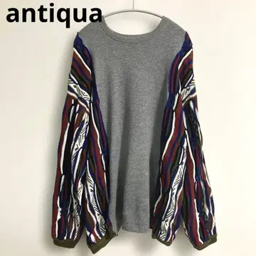 antiqua 안티카 니트 도킹 풀오버