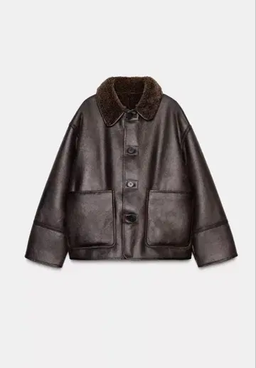 ZARA 리버서블 더블 페이스 자켓 S 사이즈