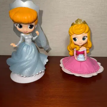 디즈니 프린세스 피규어 2체