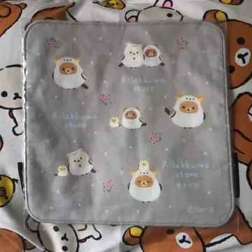 미개봉 새상품 리락쿠마 스토어 손수건 타월 유키구니 수베니어