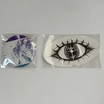 너를 잊는 사랑을 하고 싶어 팝업 스토어 캔뱃지 스티커