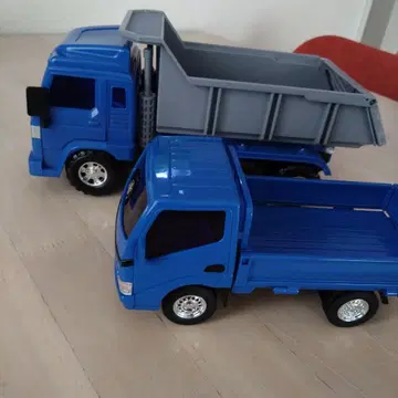 파란색 트럭 세트 (덤프, 평바디)