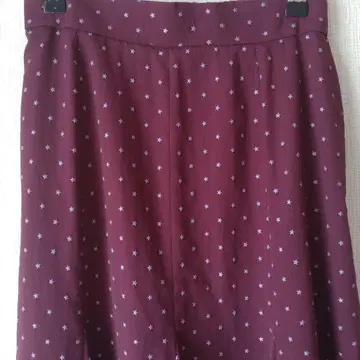 MUVEIL 별 패턴 스커트