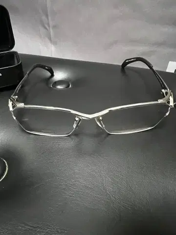 Masaki Matsushima 실버 블루 렌즈 안경