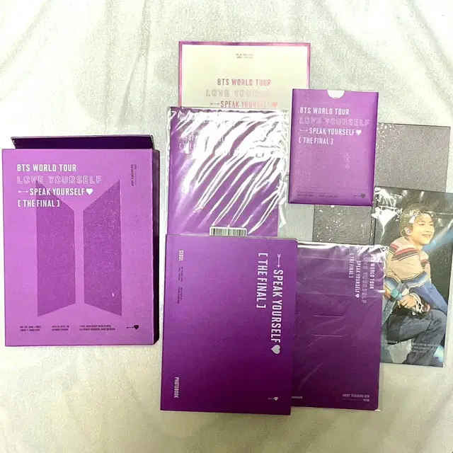 방탄 BTS 방탄소년단 러브유어셀프 럽셀콘 파이널 DVD 블루레이 포카