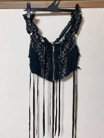 알곤킨 레오파드 무늬 뷔스티에