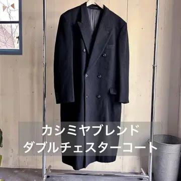 캐시미어 블렌드 더블 체스터 코트