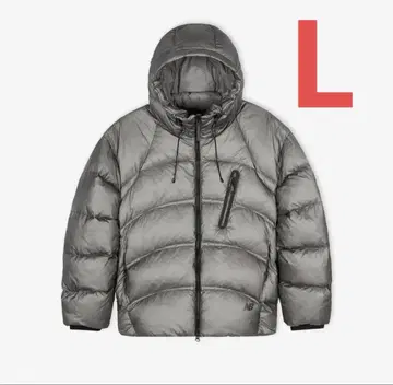 뉴발란스 그레이 다운 자켓 코리아 L 사이즈