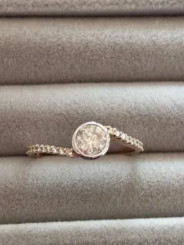 다이아몬드 반지 K10 YG 콤비 15호