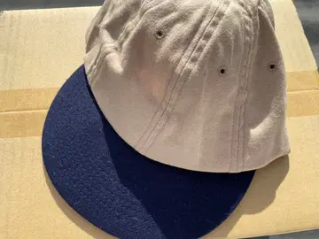 VELO SPICA 베이지 네이비 캡 메리노울