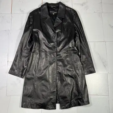 Carlo Carmagnini 카를로카르마니니 가죽 코트 천연 가죽