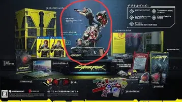 사이버펑크 2077 컬렉터즈 에디션 한정판 피규어