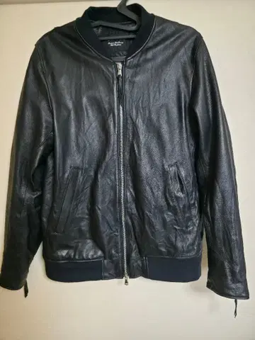 [ nano universe ] 램 가죽 블루종 자켓/S/천연 가죽