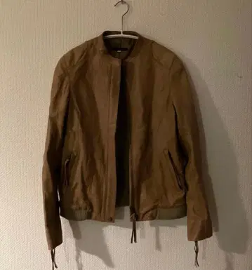 DeuxiemeClasse 램 가죽 자켓 카멜