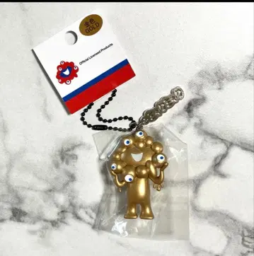 오사카 간사이 만박 미야쿠미야쿠 골드 컬러 미야쿠미야쿠 입체 PVC 키링