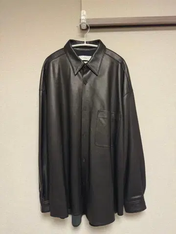 Graphpaper 양가죽 오버사이즈 셔츠