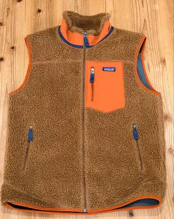 patagonia 레트로X 베스트 L 브라운/오렌지