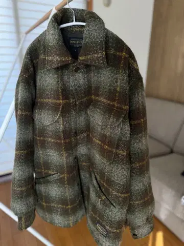 Pendleton 체크 무늬 울 자켓 M